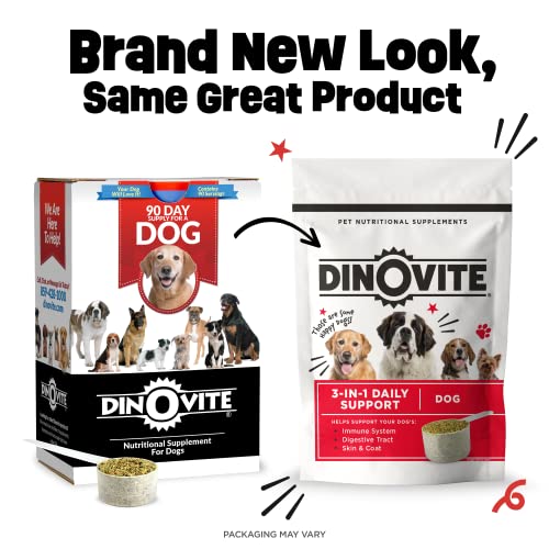 Dinovite Probiotic Supplement for Dogs Omega 3 for Dogs Hot Spot