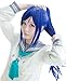 ROLECOS Womens Matsuura kanan Anime Cosplay Wigs Long Ponytails Hair Wig Blue