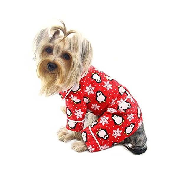 Klippo Red Penguins & Snowflake Flannel Jumper