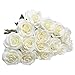 AmyHomie 15pcs Artificial Silk Roses Flowers Bouquet Home Wedding Decoration for Bridal Wedding Bouquet,Birthday Bunch Hotel Party Garden Floral Decor