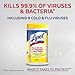 LYSOL Bathroom Value Pack with Lysol Power and Free Bathroom Cleaner (22oz), Lysol Toilet Bowl Cleaner with Hydrogen Peroxide (24oz) 1 ea