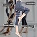 BLENDNEW High Waist Yoga Pants Tummy Control Workout Tights for Women, 4 Way Stretch Yoga Leggings with Pocket Design,Fashion Fit Running Yoga Pant(GR-17-L)