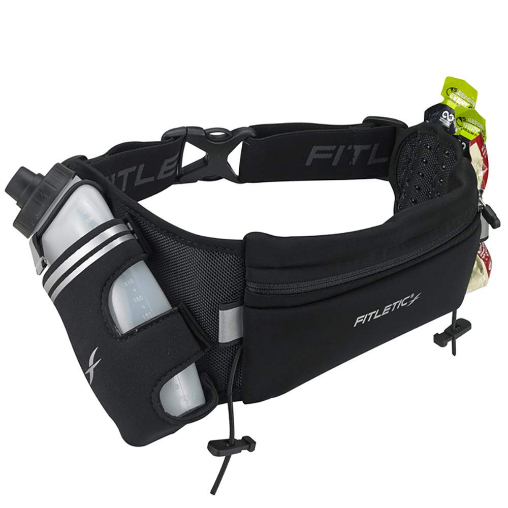 Fitletic HD12 360 ml Hydration Belt, Black