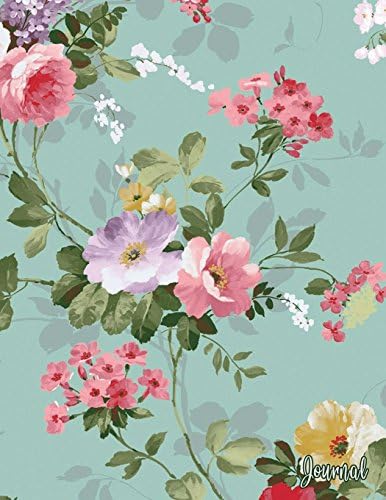 Journal: Beautiful Vintage Roses Print | 150 College-ruled Pages | 8.5 x 11 - A4 Size (Vintage Floral Designs)