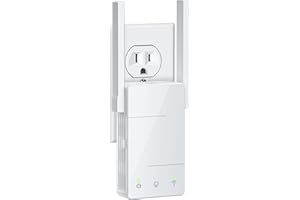 UPPOON 2024 WiFi Extender Signal Booster, Faster and Broader Coverage Than Ever Wireless Internet Extender for Home, WiFi Repeater with Ethernet Port, 1-Tap Setup, Access Point