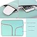 Egiant Laptop Sleeve 13.3 Inch,Water Resistant Case Bag Compatible Mac Air 13, Mac pro 13 Retina, iPad Tablet, Chromebook 13, Protective Notebook Cases-Turquoise