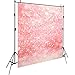5x7ft Pink Backdrop Pink White Sparkling Spot Baby Photo Backdrop for Pictures Baby Shower Backdrop