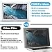 Tempered Glass Screen Protector for MacBook Air 13 Inch Model A1369 and A1466 + Large Microfiber Cleaning Cloth, Crystal Clear Anti Scratch and Bubble Free, Lifetime Replacement Warranty