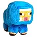 JINX Minecraft Blue Baby Sheep Plush Stuffed Toy (Blue, 7
