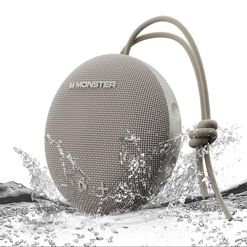 Monster Bluetooth Speaker IPX8 Shower Speaker