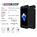 iPhone 7 Plus Case/iPhone 8 Plus Case, AnsTOP Thin Exact-Fit 360 Full Body Case Coverage Protective Dual Layer iPhone Hard Case with Tempered Glass Screen Protector for iPhone 7 Plus, 8 Plus(Black)
