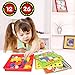 Korano Button Art Color Matching Mosaic Pegboard Set ,Early Learning Educational Toys for Kids