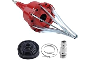 CUSTONEPARTS Pneumatic CV Joint Boot Install Tool – FIT Audi, BMW, Mercedes, UTV, ATV – High-Strength Carbon Steel, No Shaft Removal Required (Red)