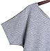 Yingkis Women Casual Summer Bikini Beach Shirt Dress Criss Cross Swimsuit Swimwear Bathing Suit Cover up,Grey L