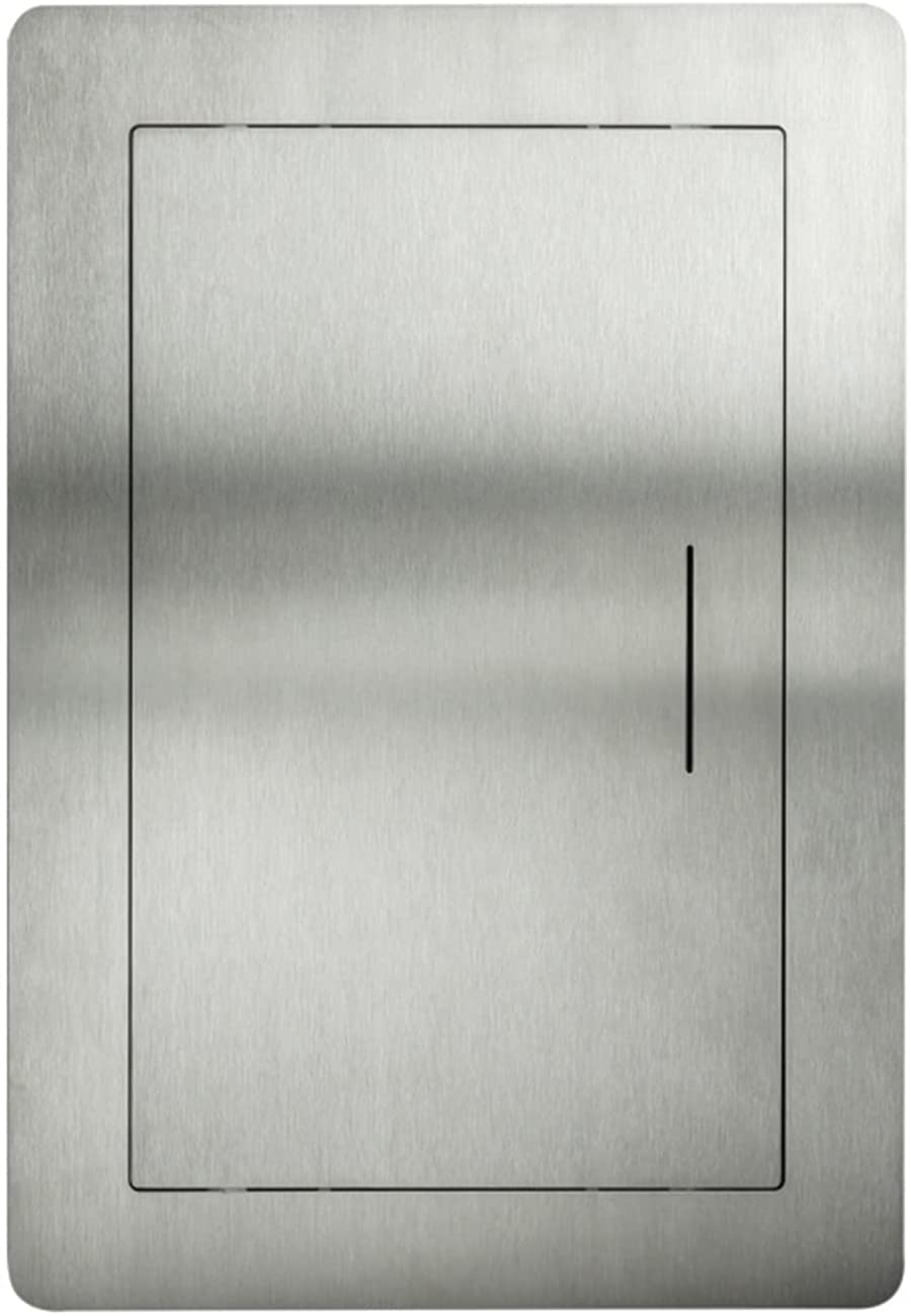 Exclusive Inspection Door Brushed Stainless Steel with Mounting Frame NDE 300 x 200 mm