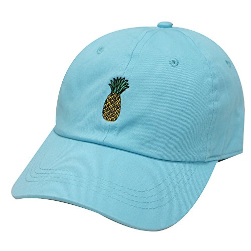 City hunter c104 pineapple cotton baseball cap multi colors (aqua…