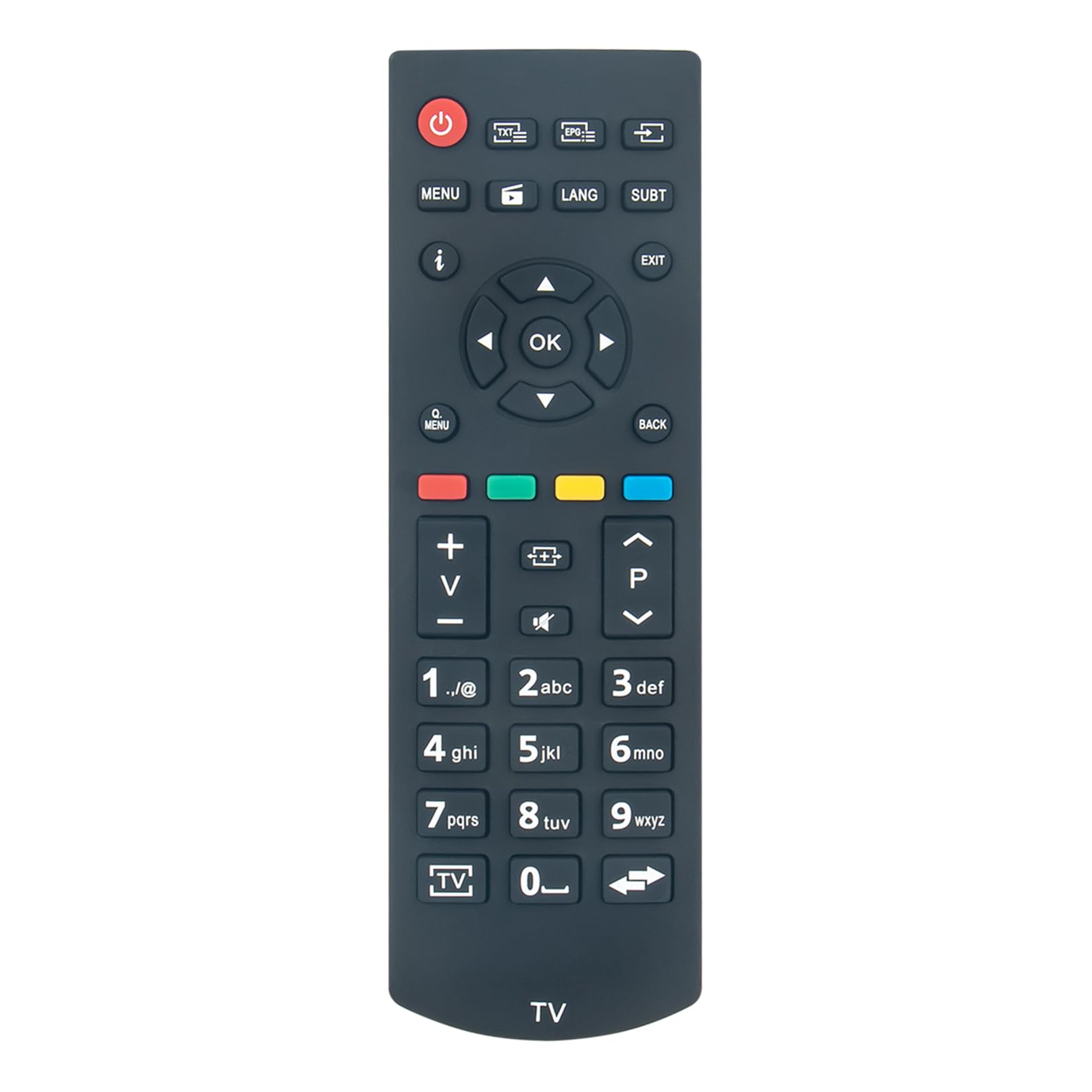 ALLIMITY RCA39126 Replace Remote Control fit for Panasonic Viera TX-32D302B TX-32F300E TX-32DW334 TX-24FW334 TX-43E200E TX-32EW334 TX-24E200E TX-32D300E TX-39DW334 TX-39FW334 TX-32DW304 TX-39EW334