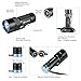 OLIGHT Bundle S10R III LED Flashlight Waterproof Rechargeable Pocket-Sized Torch for Camping and Hiking Super Bright 600 Lumen rcr123a Battery (16340) Patch