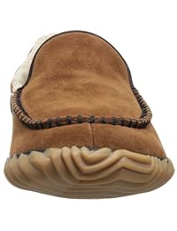 Mens Sorel Mocasines Dude Moc Suede Zapatillas de andar por casa Cálido Fur Lined Zapatos