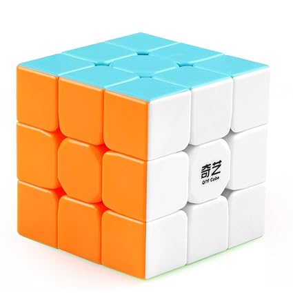 stickerless 3x3 rubik's cube