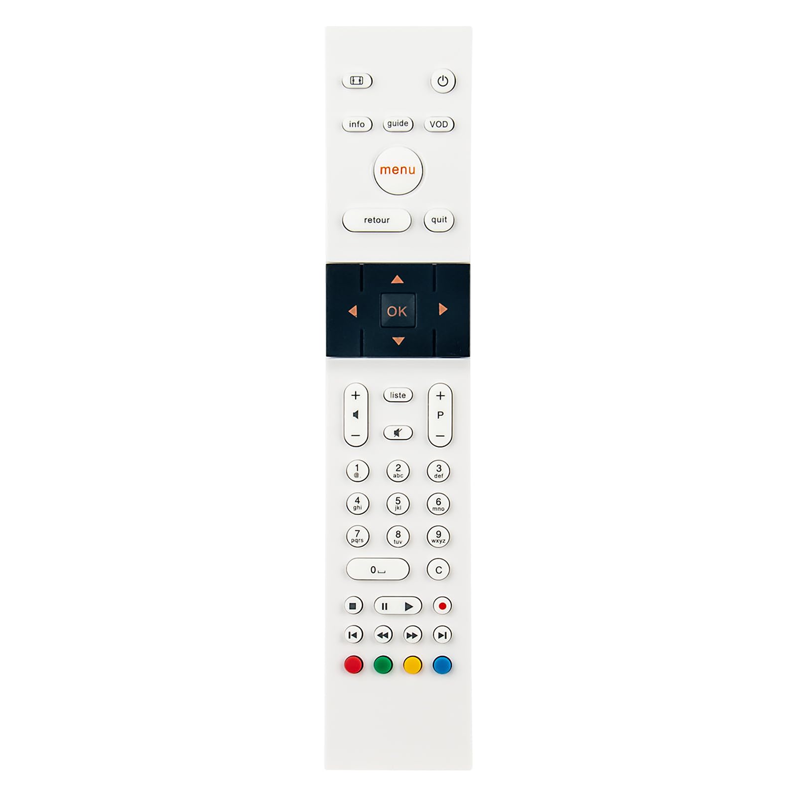 New RC1974104-01 Remote Control Replacement - VINABTY RC1974113-02 Replace Remote Control fit for Orange TV Box Decoder RC1974112 RC1974113/02 RC1974113-02 RC1974104-01 Remote Controller