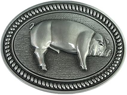 pig belt buckle