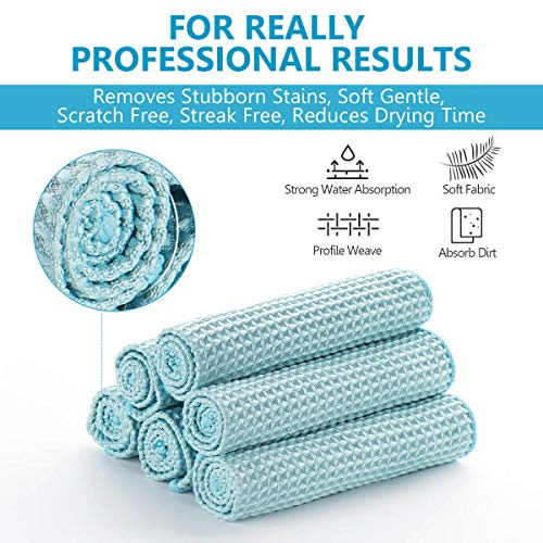 Waffle Weave Towel, Microfiber Waffle Weave Drying Towel Cloth for Car