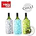 Vacu Vin Rapid Ice Wine Cooler - Set of 3 - Diamond Green, Blue, and Gray