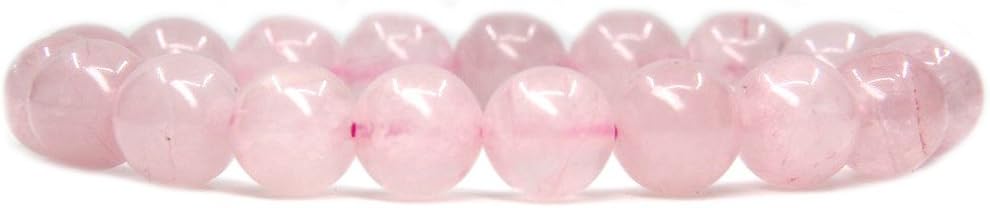 CHENYUE Handmade Gem Semi Precious Gemstone 10mm Round Beads Stretch Bracelet 7" Unisex