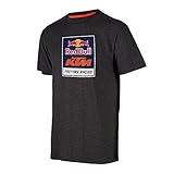 Red Bull KTM Factory Racing Men's Logo T-Shirt Grey Medium