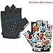Kids Bike Gloves for Boys Girls Age 4 5 6 7 8 9 10 11 12 Optional, Fabric, Colourful, Lively Mountain Bike Gloves