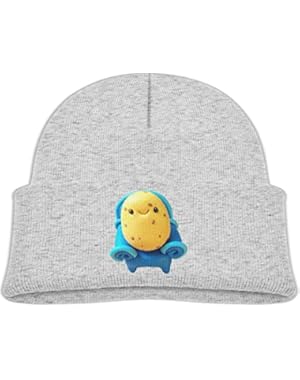 Kids Humor Plasticene Couch Potato Graphic Casual Flexible Winter Knit Hats/Ski Cap/Beanie/Skully Hat Cap