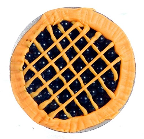 Dollhouse Miniature Home Made Blueberry Pie