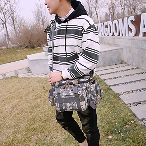 Saniswink1 Angeltasche, Outdoor-Sport, Einzelschulter, Gürteltasche, Angelköder, Spule, Aufbewahrungstasche, Tasche… – Bild 7