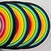 Paper Quilling Strips (1040 Strips) 26 Colors Width - 3mm,5mm,7mm and 10mm Length - 38cm (Pack of 4 sets)