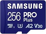 Samsung PRO Plus 256GB MicroSD Card UHS-I U3 180MB/s Read 130MB/s Write + Reader
