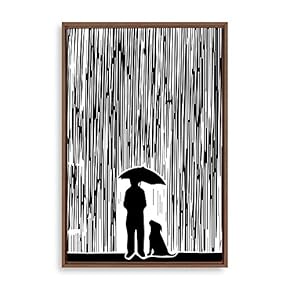 signwin Framed Canvas Wall Art Modern Geometric Pattern...