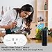 Smart Plug,Mini WiFi Outlet Compatible with Alexa Echo,Google Home and IFTTT,App and Voice Controlled Smart Socket with Energy Monitoring and Timer Function,No Hub Required (110V 16A) - 2Pack