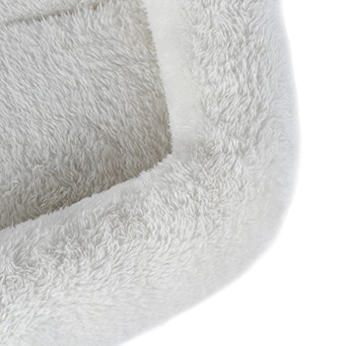 QIAOQI Dog Bed Pet Crates Padded Bolster,Soft Dogs & Cats Kennel and