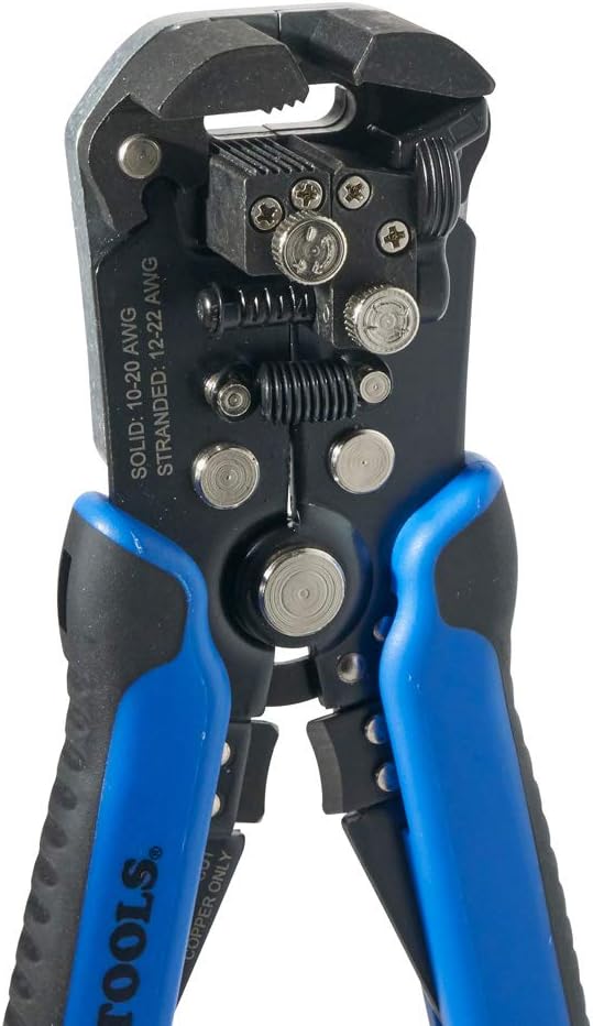 Klein Tools 11061 Wire Stripper / Wire Cutter for Solid and Stranded AWG Wire, Heavy Duty Kleins are Self Adjusting - - 