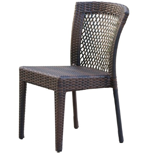 Christopher Knight Home Dusk Outdoor Wicker Chairs, 2-Pcs Set, Multibrown