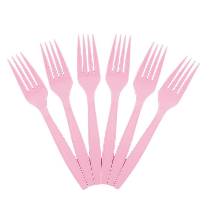 Amazon.com: JAM PAPER Premium Utensils Party Pack - Plastic Forks - Bright Blue - 48 Disposable Forks/Pack: Kitchen & Dining