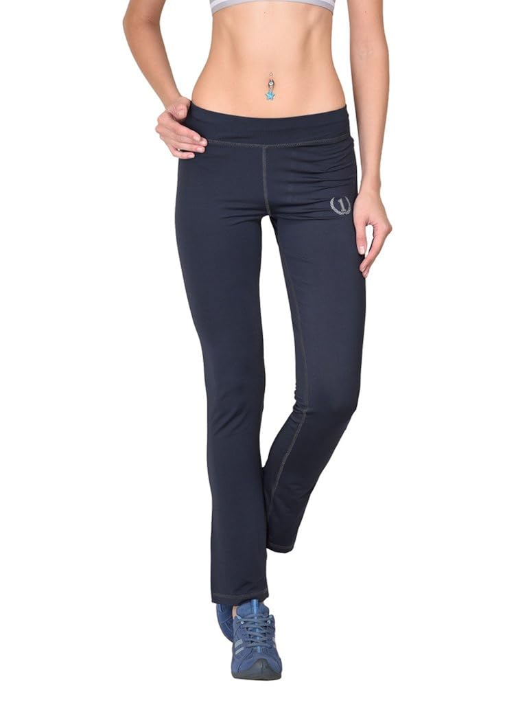 onesport women's polyester spandex jersey dark grey sports pants(onsp21dg-p)