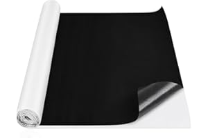 Nuanchu 51.6 sq ft 47.2 x 157.5 in Black Underfelt Carpet with Adhesive Back for Speaker Sub Box, Underfelt Carpet for RV, Boat, Marine, Auto, Truck, Car Trunk, Door Liner, Desk