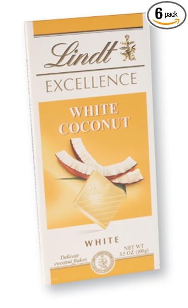 Lindt exclnc whtcconut 3.5oz 12ct (037466030630)