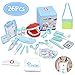 Hailey&Elijah Doctor Kit for Kids 26 Pieces Dentist Tool Kids Toy Doctor Kit + Grid Bag for School Classroom and Doctor Playset Costume Dress-Up