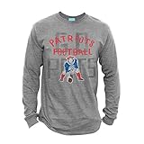 NFL New England Patriots Men's Long Sleeve Game Time Tee, XX-Large, Athletic Heather