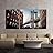 3 Piece Canvas Wall Art - Manhattan Bridge Seen from a Narrow Alley Enclosed by Two Brick Buildings - Modern Home Art Stretched and Framed Ready to Hang - 24"x36"x3 Panels