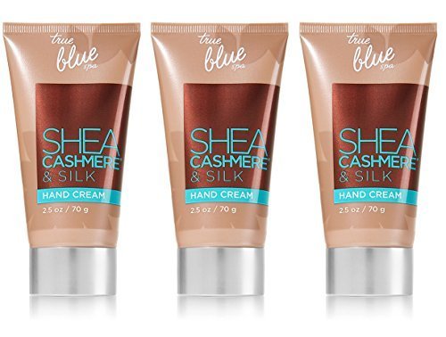 Bath & Body Works True Blue Spa Hand Cream Shea Cashmere & Silk (3-Pack)