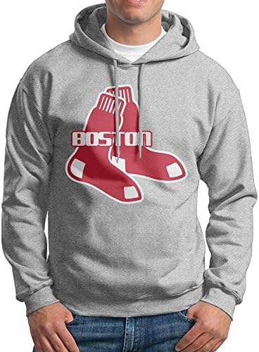 HYD Funny Red Boston Sox Men's Long Sleeve Sweater M Ash
